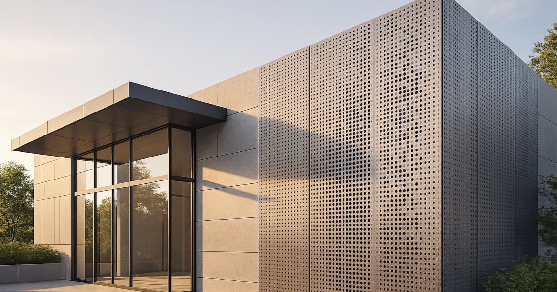 Punching Plate ในงานตกแต่งอาคารสมัยใหม่